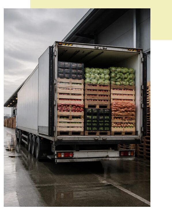 Перевозка плодоовощной продукции в Шарыпово по цене от 5053 р. | Агросервис-Шрп
