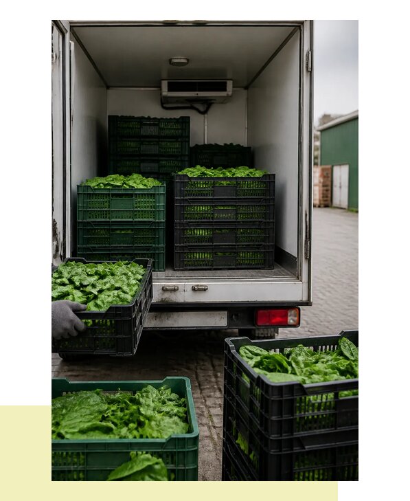 Перевозка шпината в Шарыпово с сохранением свежести продукции